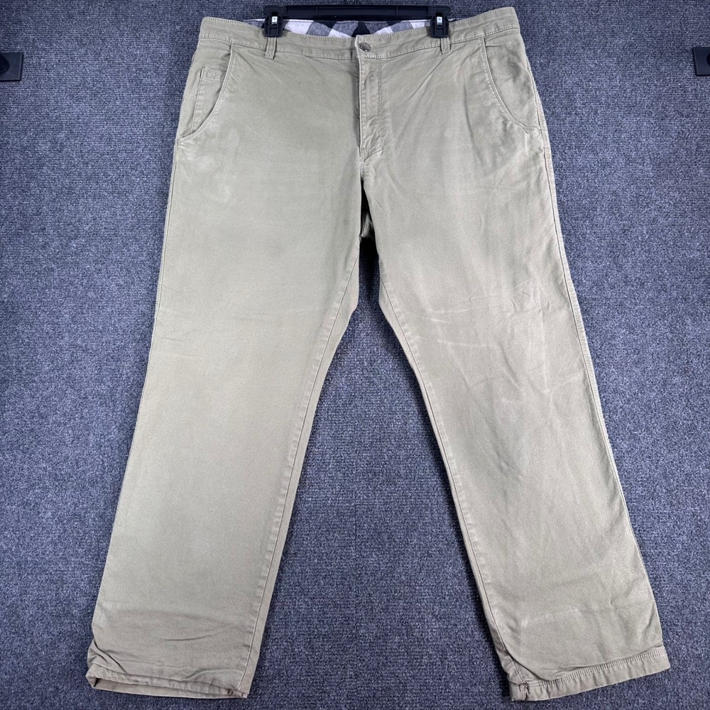Columbia Pants Mens 38x30 38W‎ 30L Khaki Tan Flannel Lined Regular Fit Outdoor